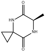 4,7-Diazaspiro[2.5]octane-5,8-dione,6-methyl-,(R)-(9CI), 98735-79-6, 结构式