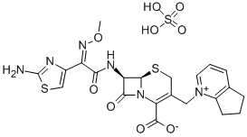 硫酸头孢匹罗,98753-19-6,结构式