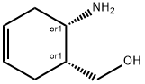 CIS-(6-AMINO-CYCLOHEX-3-ENYL)-METHANOL HYDROCHLORIDE 化学構造式