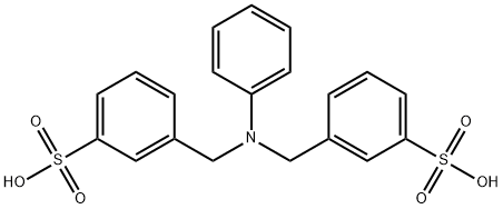 N,N-bis(3-sulfobenzyl)aniline Structure