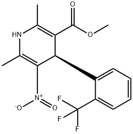 BAY-K-8644 ((R)-(+)-);R-4407;NI-105;(+)-BAY-K-8644 结构式