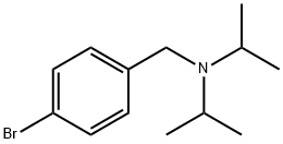 4-ブロモ-N,N-ジイソプロピルベンゼンメタンアミン 化学構造式