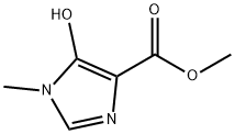 1H-Imidazole-4-carboxylicacid,5-hydroxy-1-methyl-,methylester(9CI) 结构式