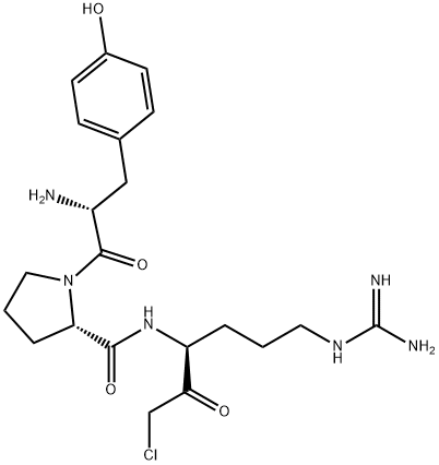 DTYR-PRO-ARG-CHLOROMETHYLKETONE Struktur