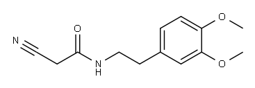 N-(2-(3,4-DIMETHOXYPHENYL)ETHYL)-2-NITRILOETHANAMIDE Structure