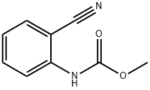 Carbamic acid, N-(2-cyanophenyl)-, methyl ester Structure