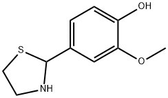 2-(4-hydroxy-3-methoxyphenyl)thiazolidine Structure