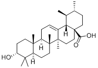 3-EPI-ウルソール酸 化学構造式