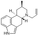 Ergoline, 8-methyl-6-(2-propenyl)-, (8-beta)- 化学構造式