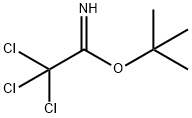 tert-ブチル2,2,2-トリクロロアセトイミダート 化学構造式