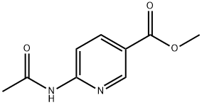 METHYL 6-(ACETYLAMINO)NICOTINATE Structure