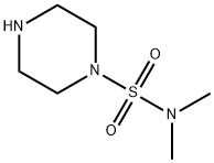 PIPERAZINE-1-SULFONIC ACID DIMETHYLAMIDE Struktur