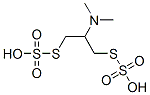 2-dimethylamino-1,3-bis(sulfosulfanyl)propane Structure