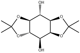 1,2:4,5-Di-O-isopropylidene-D,L-myo-inositol Struktur