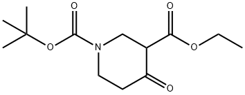 N-Boc-3-carboethoxy-4-piperidone Structure