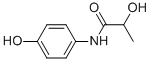 2-HYDROXY-N-(4-HYDROXY-PHENYL)-PROPIONAMIDE 化学構造式
