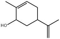 2-メチル-5-(1-メチルエテニル)-2-シクロヘキセン-1-オール 化学構造式