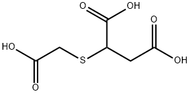 CARBOXYMETHYLMERCAPTOSUCCINIC ACID Struktur