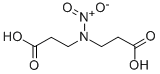 N-(2-carboxyethyl)-N-nitro-beta-alanine Struktur