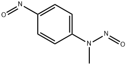 N-甲基-N,4-二亚硝基苯胺, 99-80-9, 结构式