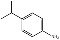 4-イソプロピルアニリン 化学構造式