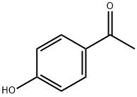 4'-Hydroxyacetophenone Struktur