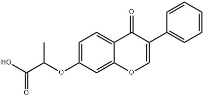 2-[(4-OXO-3-PHENYL-4H-CHROMEN-7-YL)OXY]PROPANOIC ACID|