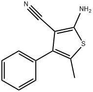 2-AMINO-5-METHYL-4-PHENYLTHIOPHENE-3-CARBONITRILE Struktur
