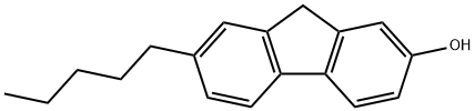 7-PENTYL-9H-FLUOREN-2-OL Structure