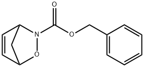 Benzyl 3-oxa-2-aza-bicyclo[2.2.1]hept-5-ene-2-carboxylate Struktur