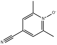 4-Pyridinecarbonitrile,2,6-dimethyl-,1-oxide(9CI) 结构式