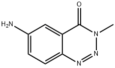 6-Amino-3-methyl-1,2,3-benzotriazin-4(3H)-one Struktur