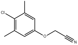 2-(4-CHLORO-3,5-DIMETHYLPHENOXY)ACETONITRILE Structure