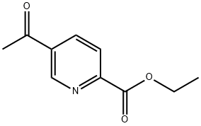 Ethyl 5-acetyl-2-pyridinecarboxylate 结构式