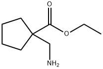 1-(氨基甲基)环戊烷甲酸乙酯, 99065-34-6, 结构式