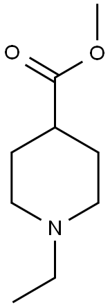 METHYL 1-ETHYL-4-PIPERIDINECARBOXYLATE Structure