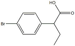 2-(4-溴苯基)丁酸, 99070-18-5, 结构式