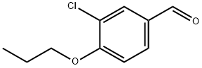 3-クロロ-4-プロポキシベンズアルデヒド 化学構造式