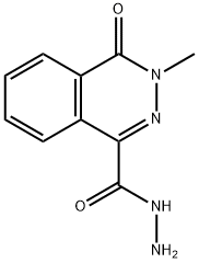 1-オキソ-2-メチル-1,2-ジヒドロフタラジン-4-カルボヒドラジド 化学構造式