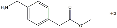 2-(4-(アミノメチル)フェニル)酢酸メチル塩酸塩 化学構造式