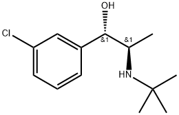 (R*,S*)-3-Chloro-alpha-[1-[(1,1-dimethylethyl)amino]ethyl]benzenemethanol Structure