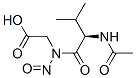 2-[[(2R)-2-acetamido-3-methyl-butanoyl]-nitroso-amino]acetic acid|