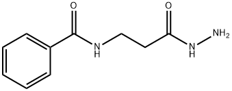 N-(3-hydrazino-3-oxopropyl)benzamide 化学構造式