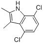 INDOLE, 4,7-DICHLORO-2,3-DIMETHYL- Structure