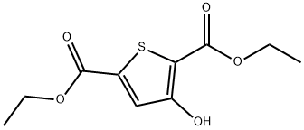 3-羟基噻吩-2,5-二羧酸2,5-二乙酯,99187-10-7,结构式