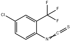 イソチオシアン酸4-クロロ-2-(トリフルオロメチル)フェニル 化学構造式