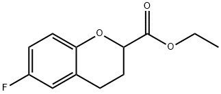 6-Fluoro-3,4-Dihydro-2H-1-Benzopyran-2-CarboxylicAcid, 99199-61-8, 结构式