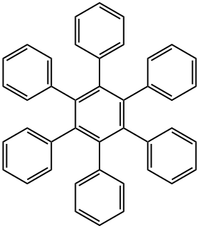 ヘキサフェニルベンゼン 化学構造式