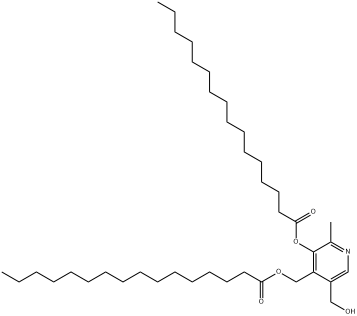 ピリドキシン 3,4-ジパルミタート 化学構造式