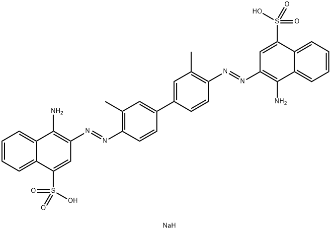 BENZOPURPURIN 4B Struktur